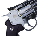 Revólver Pressão Wingun 708s Co2 Niquelado Full Metal 4,5mm